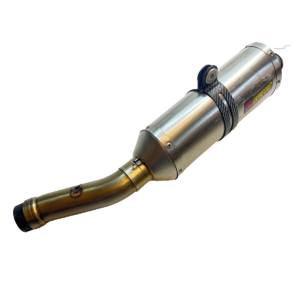 Aprilia RSV Tuono 1000 R Factory 2006 - 2010 Left Side Exhaust Muffler AKRAPOVIC